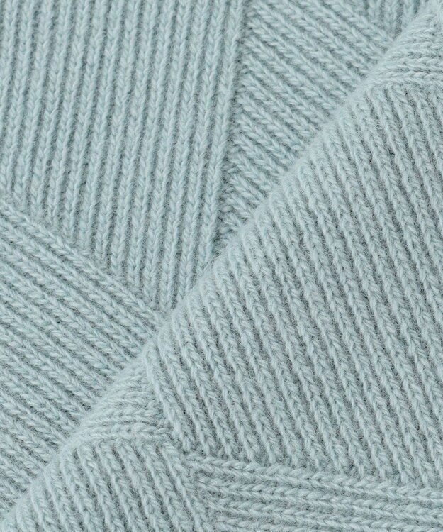 J.PRESS LADIES 【WEB限定カラーあり・洗える】CAT ハイネックプルオーバー ニット ミントブルー系