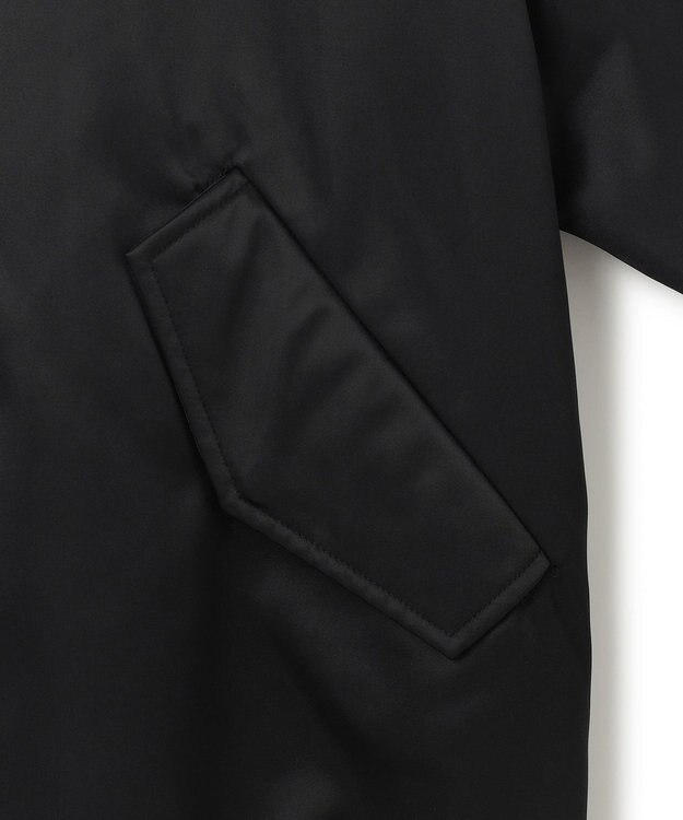 23区 L ヴィンテージナイロンツイル MA-1 ブルゾン ブラック系