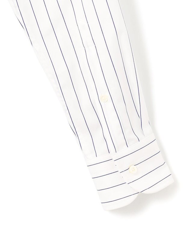 J.PRESS MEN 【PREMIUM PLEATS / 形態安定】スーピマコットンボールドストライプ ドレスシャツ / B.D. ネイビー系2