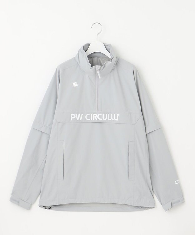 PW CIRCULUS 【 耐水圧20000mm  / レイン対応 】【UNISEX】防水レインブルゾン ゴルフ グレー系
