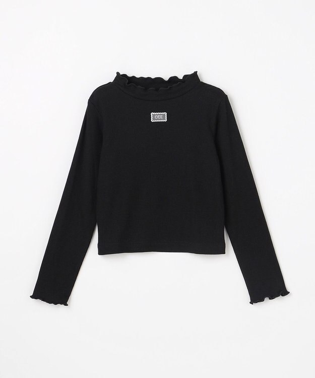 ANY KIDS 【2点セット】Tシャツ×フェザーライク キャミソール ブラック×エクリュ
