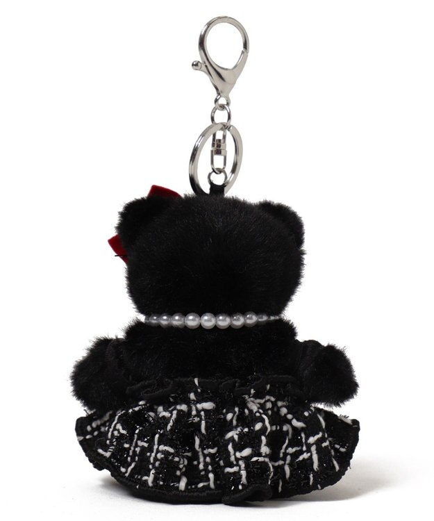 WEGO ゴージャスキャットぬいぐるみキーホルダー ブラック