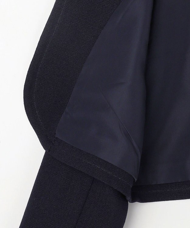 ANY KIDS 【2点セット】ノーカラー ボレロジャケット+襟付き ワンピース グレー