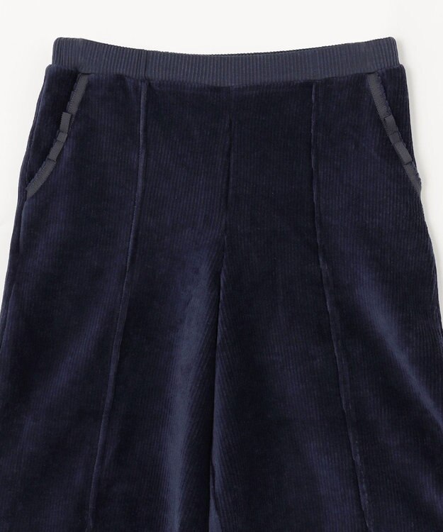 組曲 KIDS 【150-160㎝】コーディロイ ハーフパンツ ネイビー系