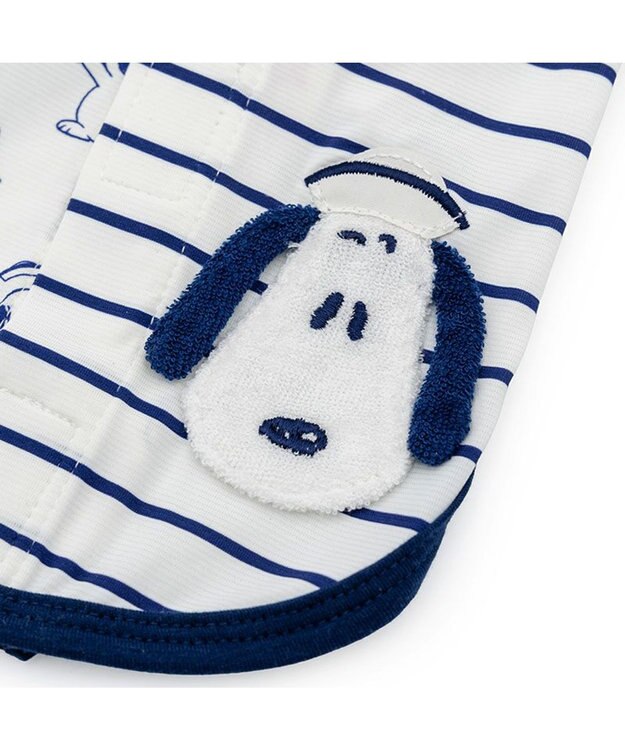 PET PARADISE スヌーピー 背中開き タンクトップ 《マリン柄》 小型犬 ネイビー