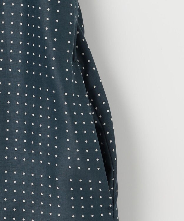 J.PRESS LADIES L 【洗える】ブロックドットプリント ワンピース ダルブルー系5