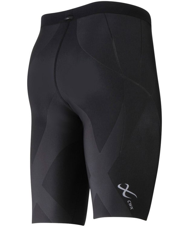 CW-X 【MEN】 CW-X メンズ スポーツタイツ ハーフ(ひざ上丈) 下半身サポート(股関節・腰・おしり・ふともも) マラソン 球技 HZO695 /ワコール ブラック