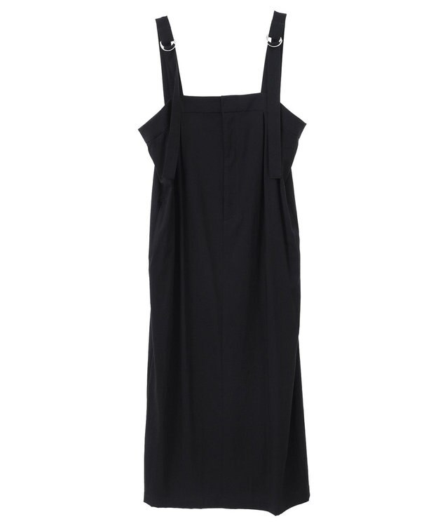 YECCA VECCA ドライタッチサロペットスカート Black