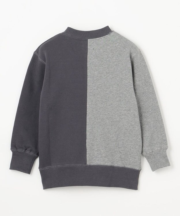 J.PRESS KIDS 【100-130cm】パッチワーク ブルプリント トレーナー グレー系