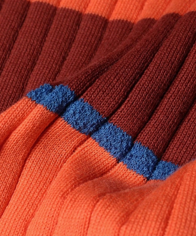 Paul Smith ボーダー ショートスリーブ ニット コーラル