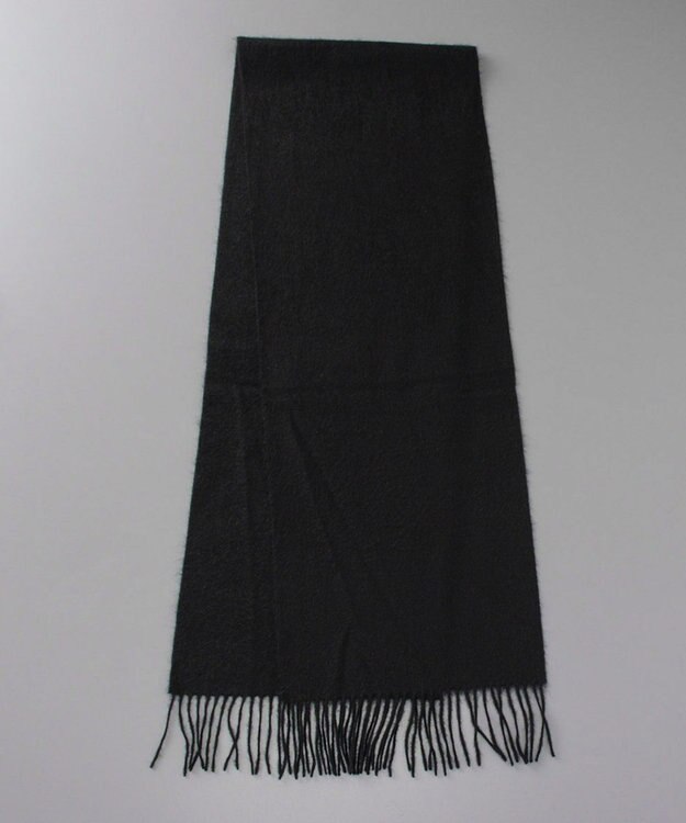 AURORA WEB限定  カシミヤ マフラー（幅30cm) ブラック
