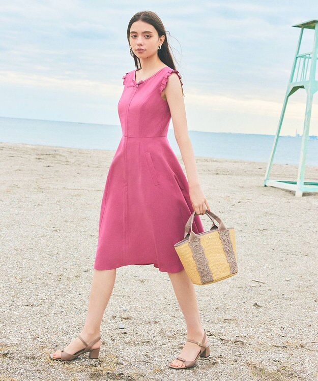 TOCCA TOUCH OF LACE BASKET かごバッグ ベージュ系