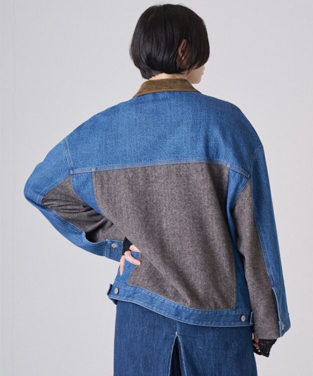 Ripo trenta anni P/W DENIM BLOUSON BROWN
