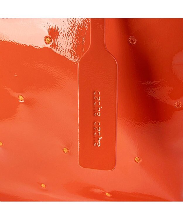 UNBILLION カシュカシュ cachecache / エナメル2wayトート オレンジ