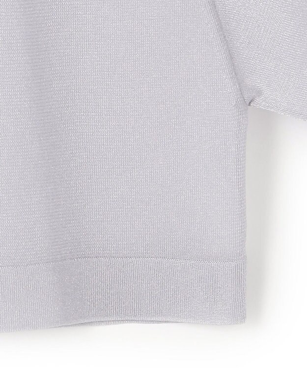 23区 S 【APPLAUDIR】グロッシーニット ボレロカーディガン シルバー系