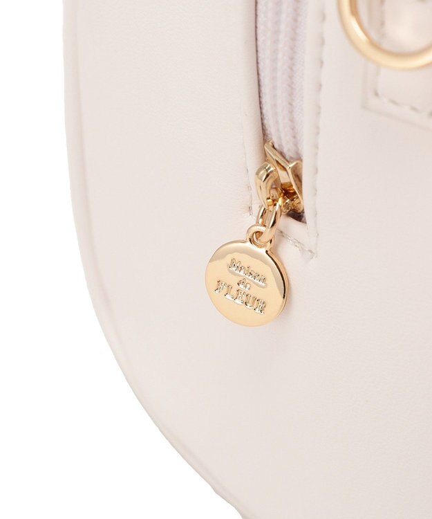 Maison de FLEUR スカーフ付きリボンキルティング2Wayボストン Pink