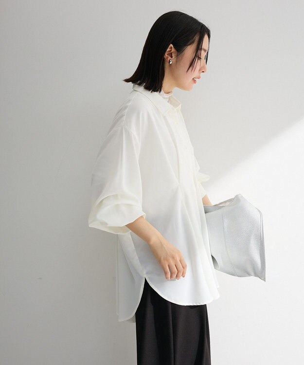 Green Parks ウエストタックシャツチュニック Ivory