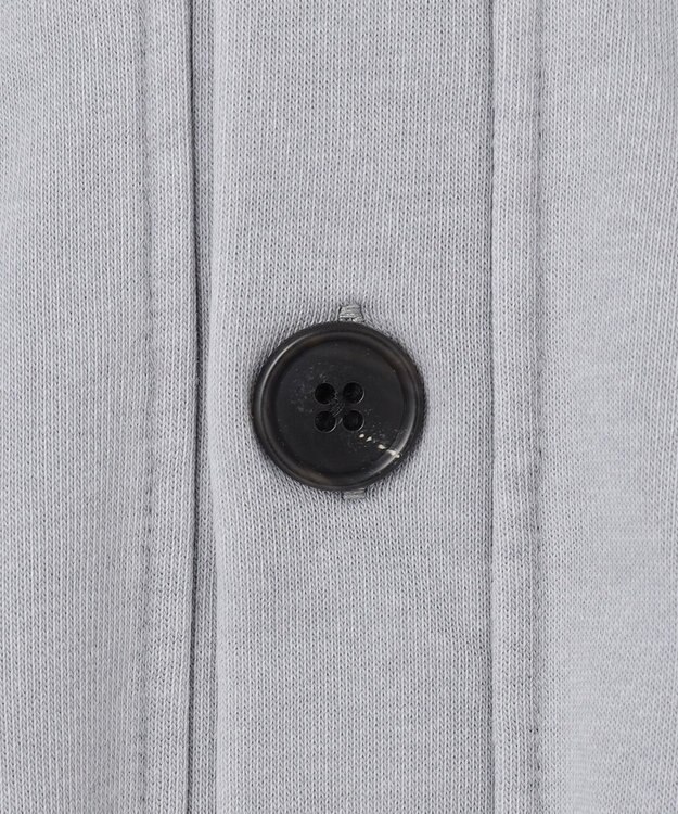 J.PRESS MEN 【KING SIZE】バックブル スウェットカーディガン ライトグレー系