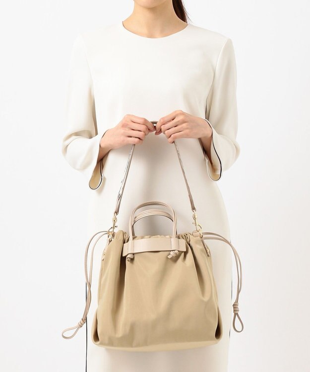 UNBILLION kakatoo ナイロンドローストリング3wayトートバッグ LBE