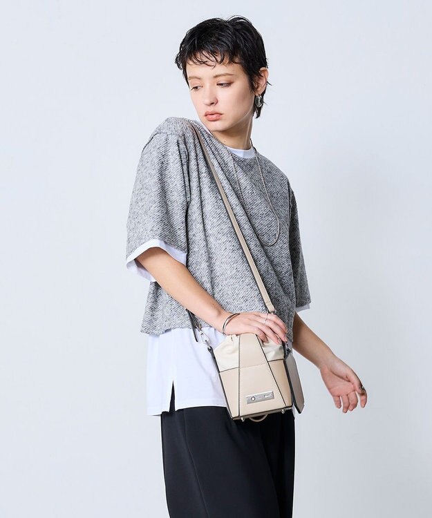 MioFIRANO DOOR H001 ショルダーバッグ ミニケース付き IVORY