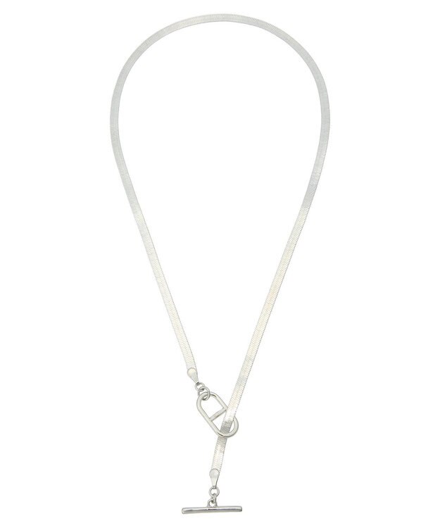 Green Parks ｅｖｅｒｙ　ｗａｌｋ．　マンテルチェーンスネイクネックレス Silver