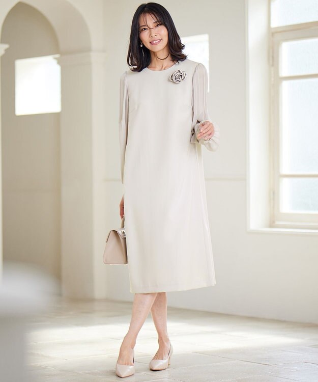 23区 DEMELLIER MIDI MONTREAL ショルダー バッグ ベージュ系