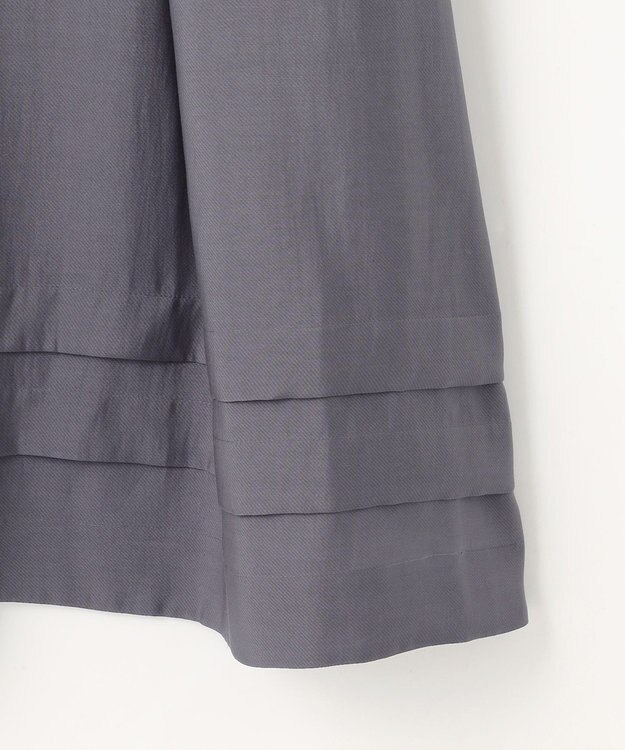 組曲 ラメオーガンジー スカート グレー系