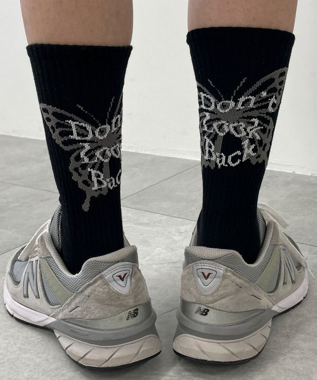 WEGO バックデザインソックス（R） ブラック