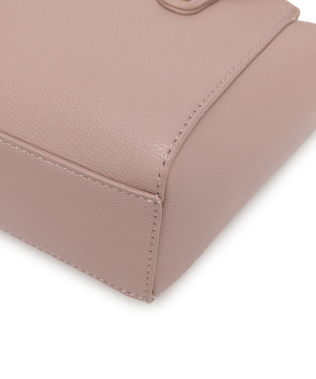 style code 【MERCURYDUO/マーキュリーデュオ】メタルアイレット　ミニハンドバッグ スモーキーピンク