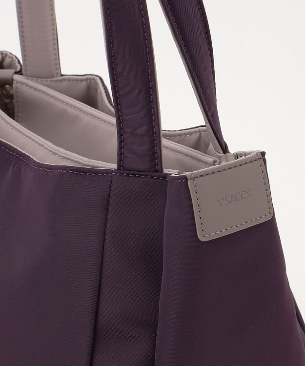 Y'SACCS 【ムック本掲載】ナイロンボンディングトート　Sサイズ パープル