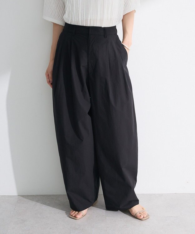 Green Parks ・ＥＬＥＮＣＡＲＥ　ＤＵＥ　コクーンタックパンツ Black