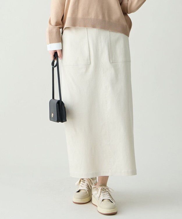 ANY L ベイカーチノスカート エクリュ