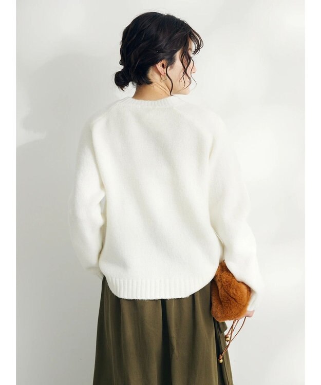 CRAFT STANDARD BOUTIQUE シンプルニットプルオーバー Ivory