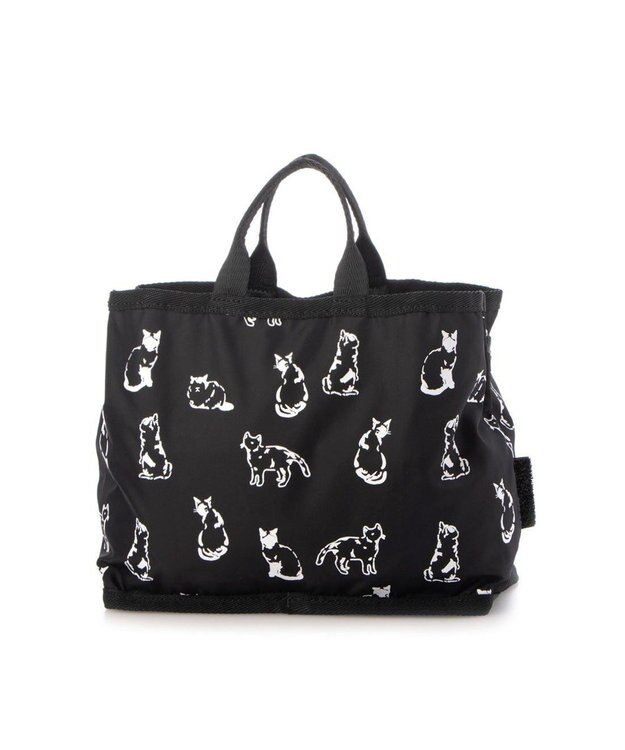 UNBILLION カシュカシュ cachecache / キャットプリントバッグインバッグ ブラック