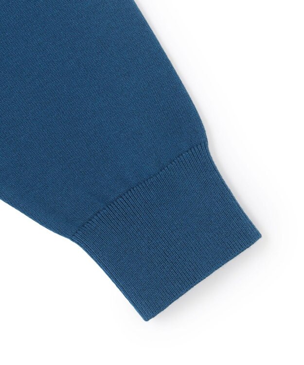 UNFILO MENS 【OCEANS YouTube 掲載/男女兼用】スムースシルキーニット カーディガン ブルー