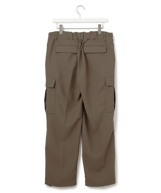 J.PRESS YORK STREET 【UNISEX】ジャージライクツイル カーゴパンツ カーキ系