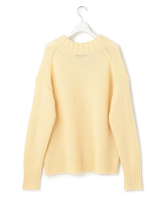 23区 【洗える】ブークレ Vネック ニット イエロー系