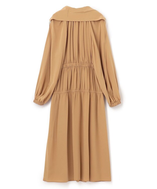 JOSEPH クレープドソワ　ドレス Cassonade