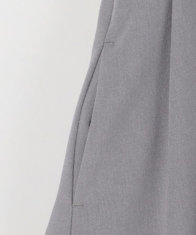 ANY KIDS 【2点セット】ノーカラー ボレロジャケット+襟付き ワンピース グレー