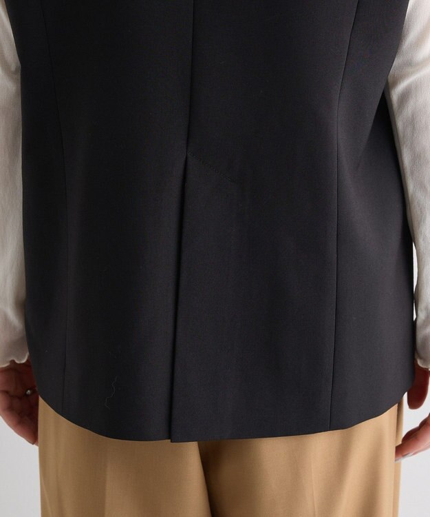 Green Parks テーラードベスト Black