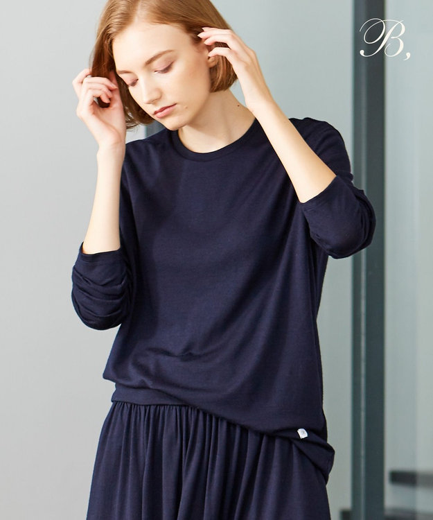 BEIGE， 【B】SIENNA / カットソー Navy