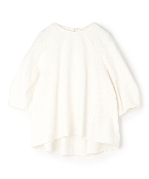 UNFILO L ジャガードブラウス オフ