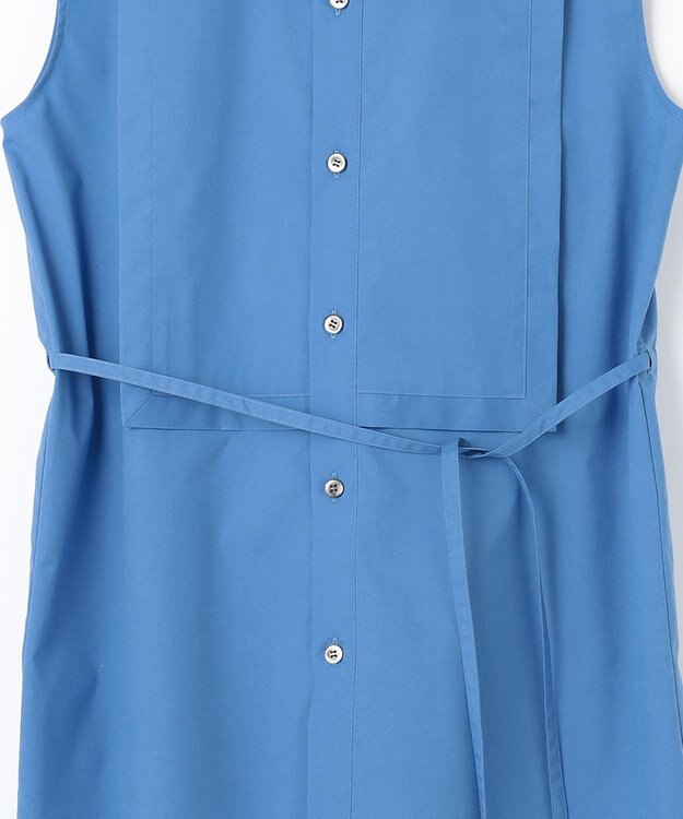 #Newans 【ANSWER for モダンベーシック】ビブヨークデザインブラウス ブルー系