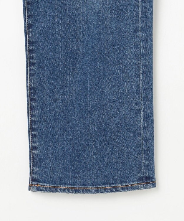 J.PRESS LADIES 【洗える】BASIC STRETCH DENIM ボーイフィット パンツ ユーズド系