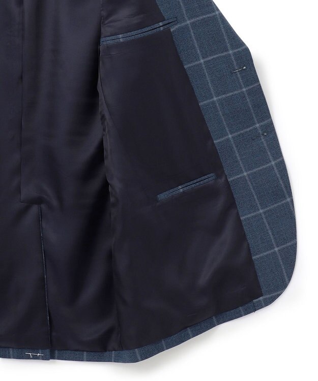 J.PRESS MEN 【KING SIZE】【NEWSTAGE】シルキーリファインドチェック ジャケット/総裏 ダルブルー系4