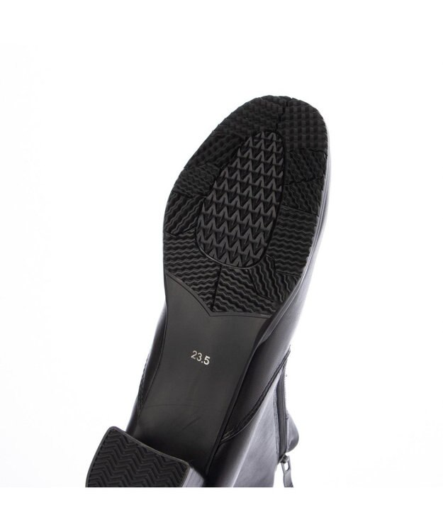 ing 【WEB限定】ダブルファスナーショートブーツ ブラック