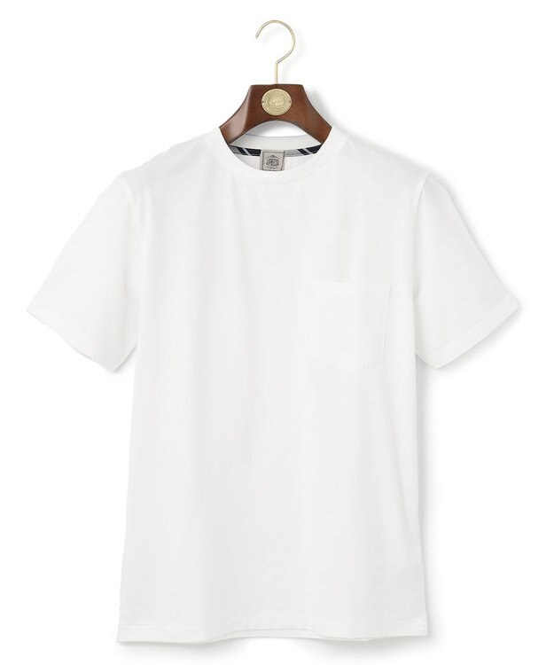 J.PRESS MEN バックプリントTシャツ ホワイト系