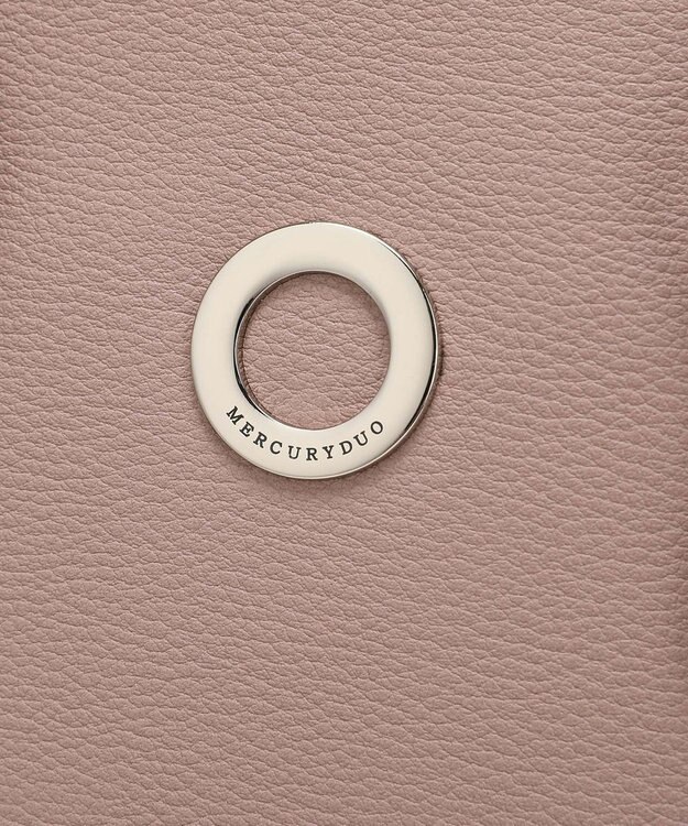 style code 【MERCURYDUO/マーキュリーデュオ】メタルアイレット　ミニハンドバッグ スモーキーピンク