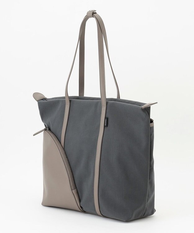 Y'SACCS コットンライクナイロントート Mサイズ グレー