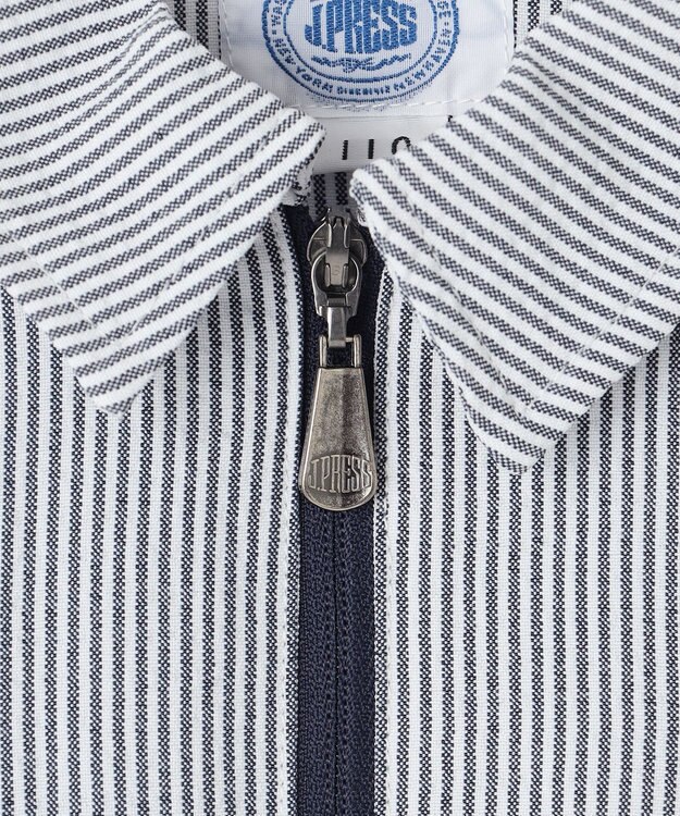 J.PRESS KIDS 【110-130cm】ステンカラー  ライトアウター ネイビーストライプ系
